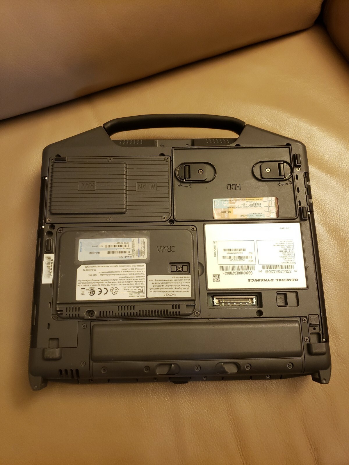 Itronix GD8000 4TB 8GB RAM Touchscreen Rugged GPS Backlit Good Battery Laptop