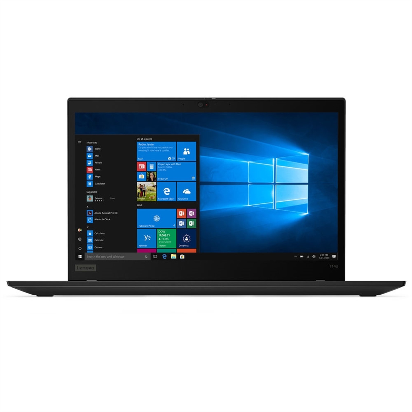 Lenovo ThinkPad T14s Gen 1 14″ 16GB 256GB SSD Core™ i5-10310U WIN11P, Black