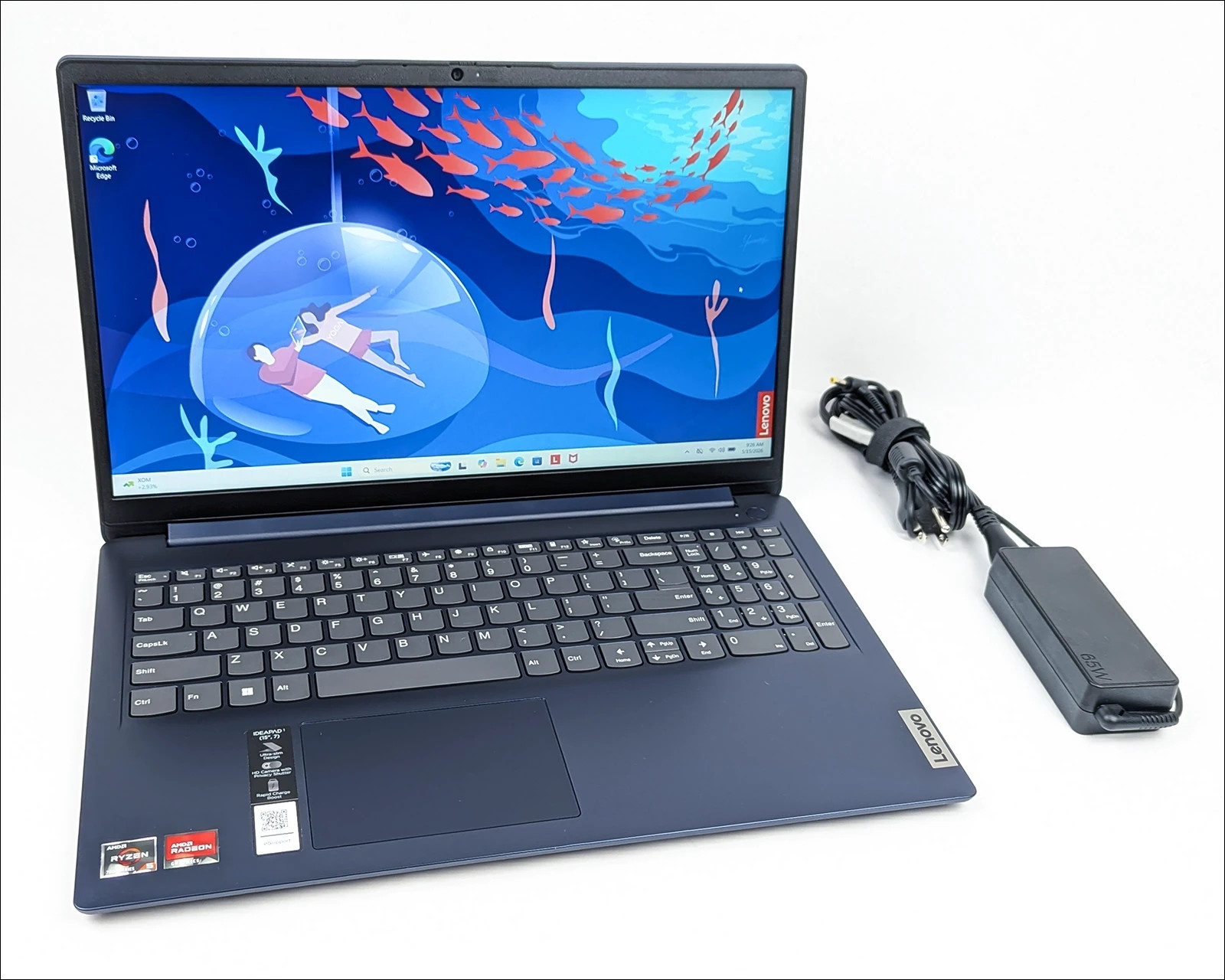 Lenovo IdeaPad 1 15AMN7 15.6″ Laptop PC Ryzen 5 7520U 2.8GHz 8GB RAM 256GB SSD