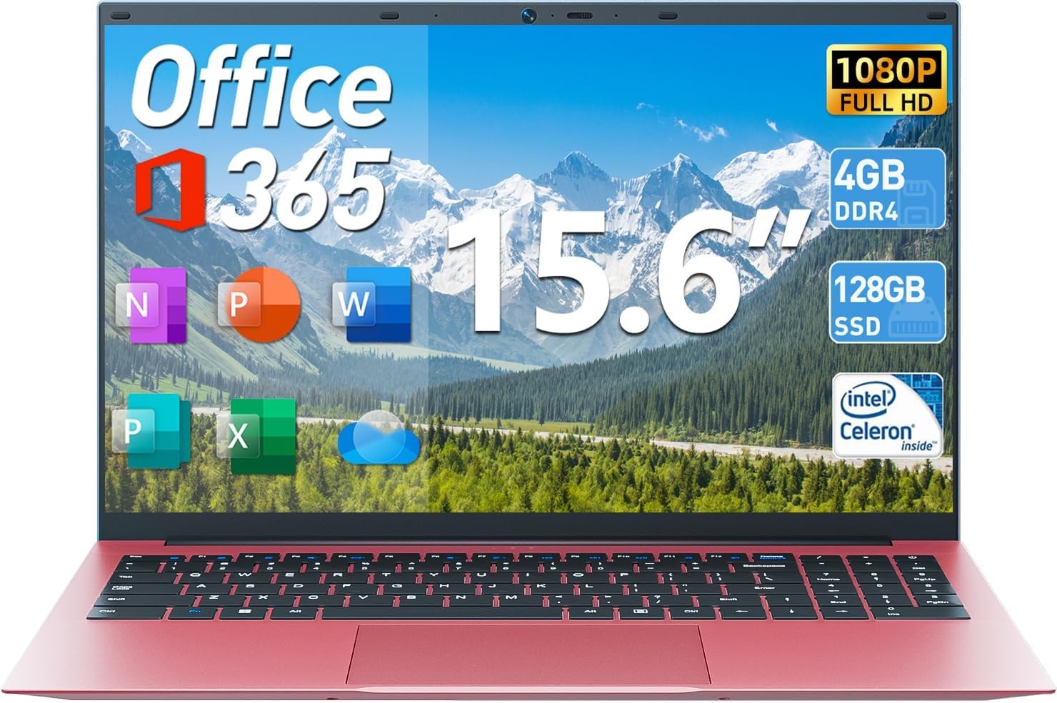 2026 NEW SGIN FHD Laptop Intel Cerelon N5095 4GB RAM 28GB SSD Win11, Office 365