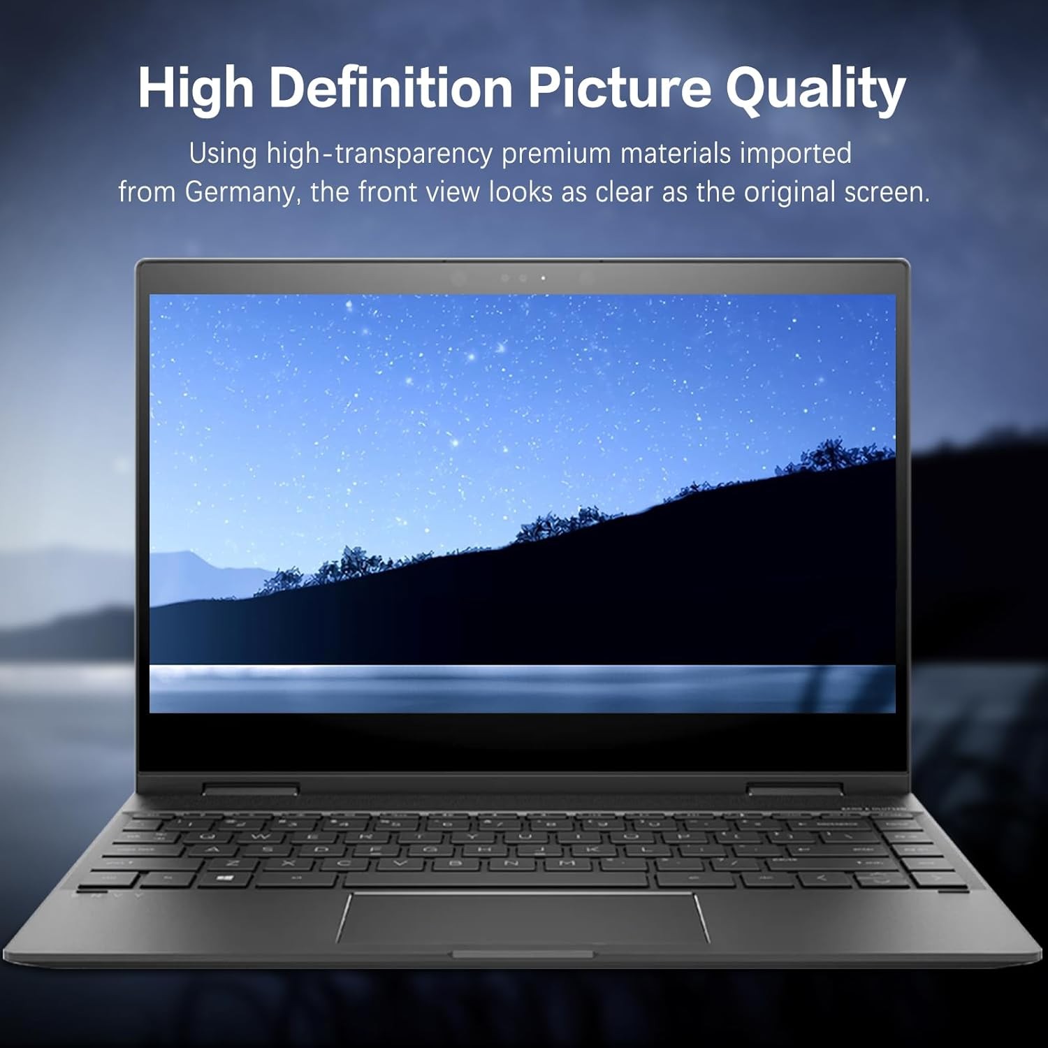 Laptop Privacy Screen 15.6 Inch 16:9 Aspect Ratio, Removable Anti Glare Filter P