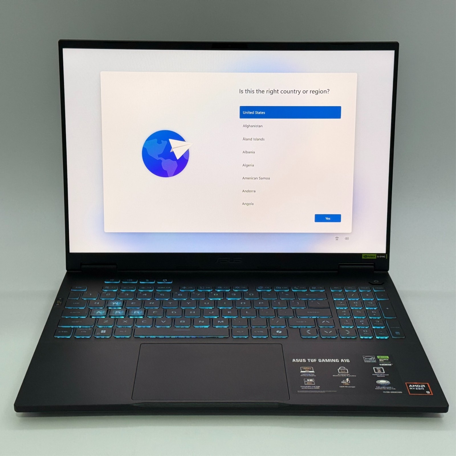 ASUS TUF A16 16″ 165Hz Gaming Laptop Ryzen 9 32GB RAM RTX 5070 1TB SSD Gray