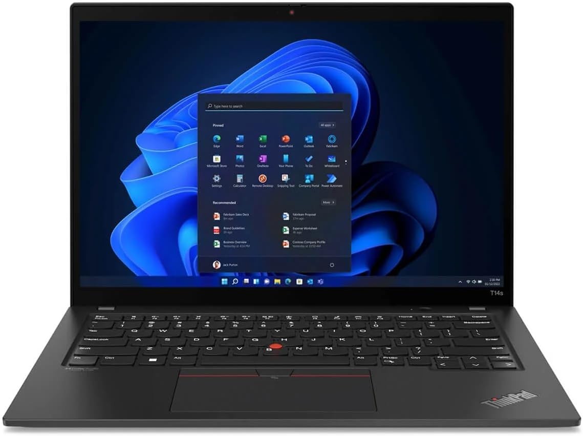 Lenovo Thinkpad T14s Gen 3 14″ i5-1245U 1.6GHz 16GB RAM 512GB SSD, Win 11 Pro