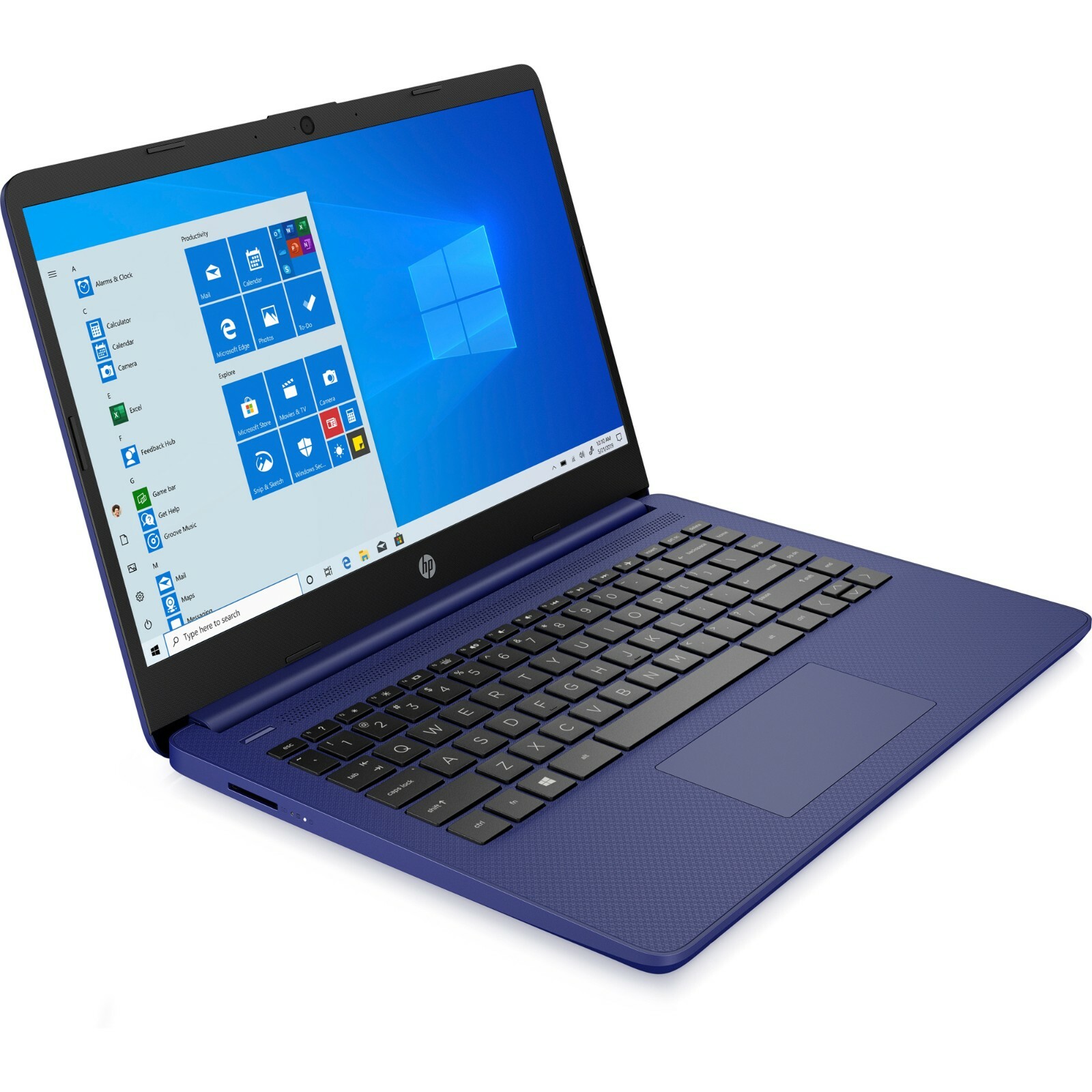HP 14» HD Laptop, AMD 2-Core CPU, 8GB RAM, 184GB SSD (64+120), Win 11, Blue