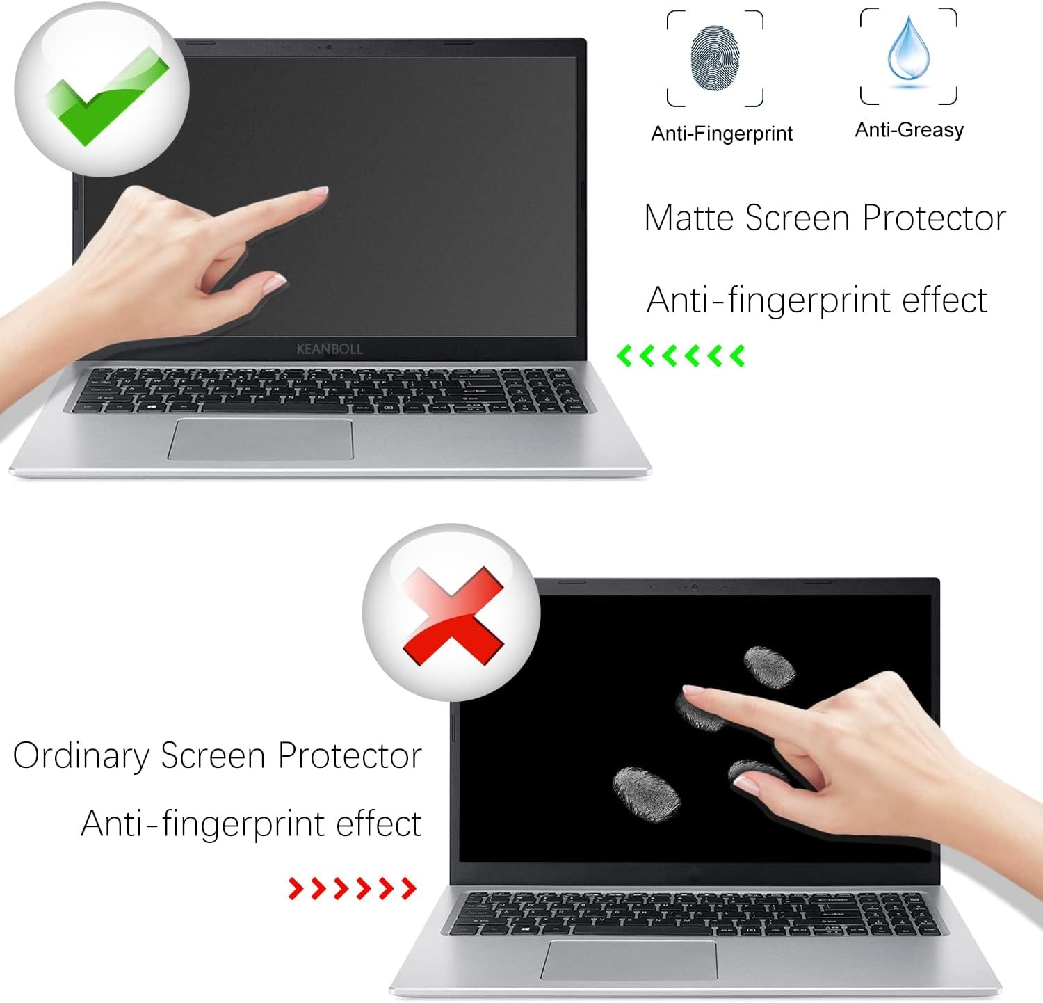 3 Pack Anti-Glare (Matte) Screen Protector for Dell Pro 16 Plus 16-Inch Laptops