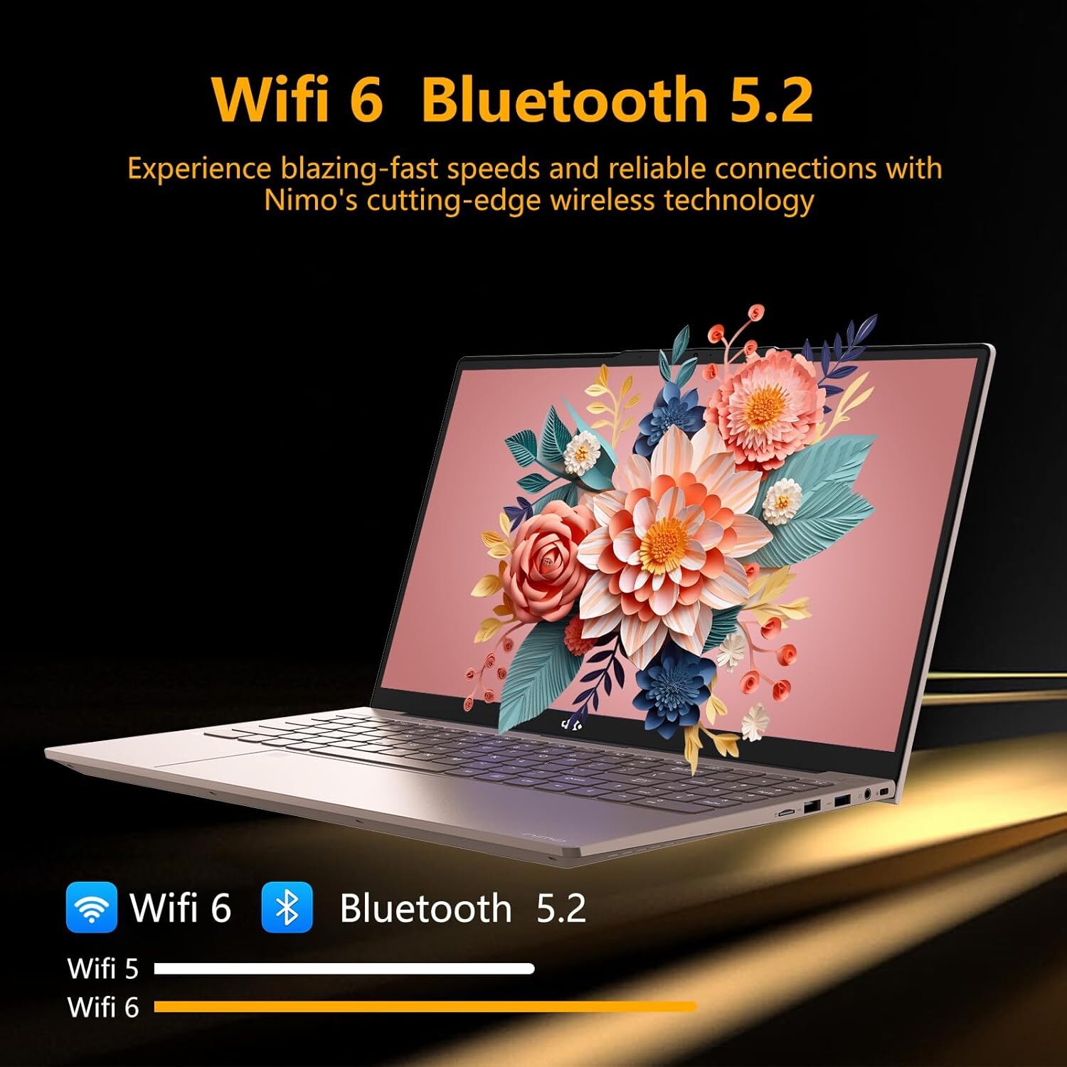 15.6 FHD Laptop Student Laptop 8GB RAM 128GB SSD Intel Pentium Quad-Core N100