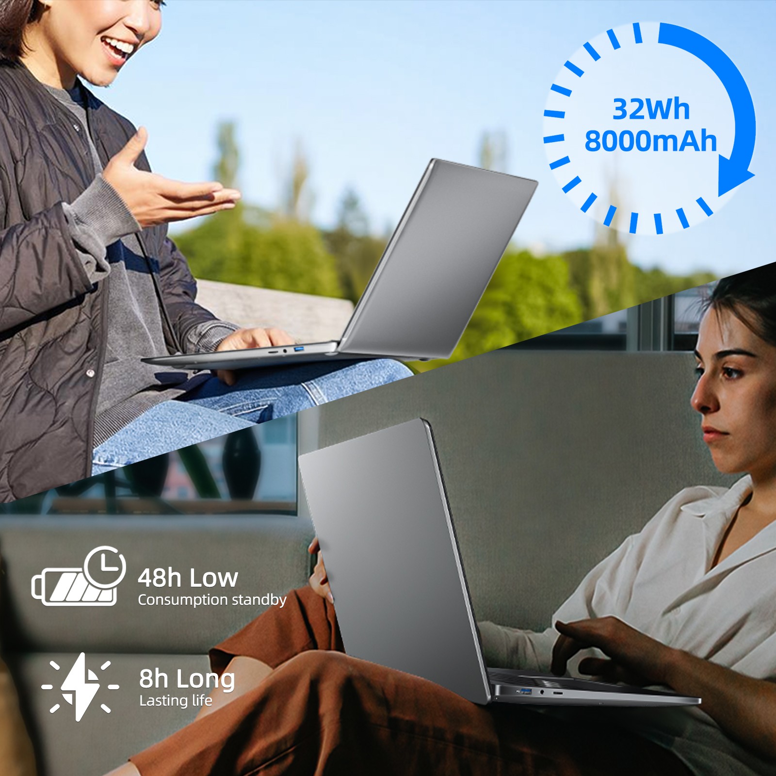SGIN 15.6″ FHD Laptop Notebook-Intel Celeron Up to 2.8 GHz 512GB memory 8GB RAM