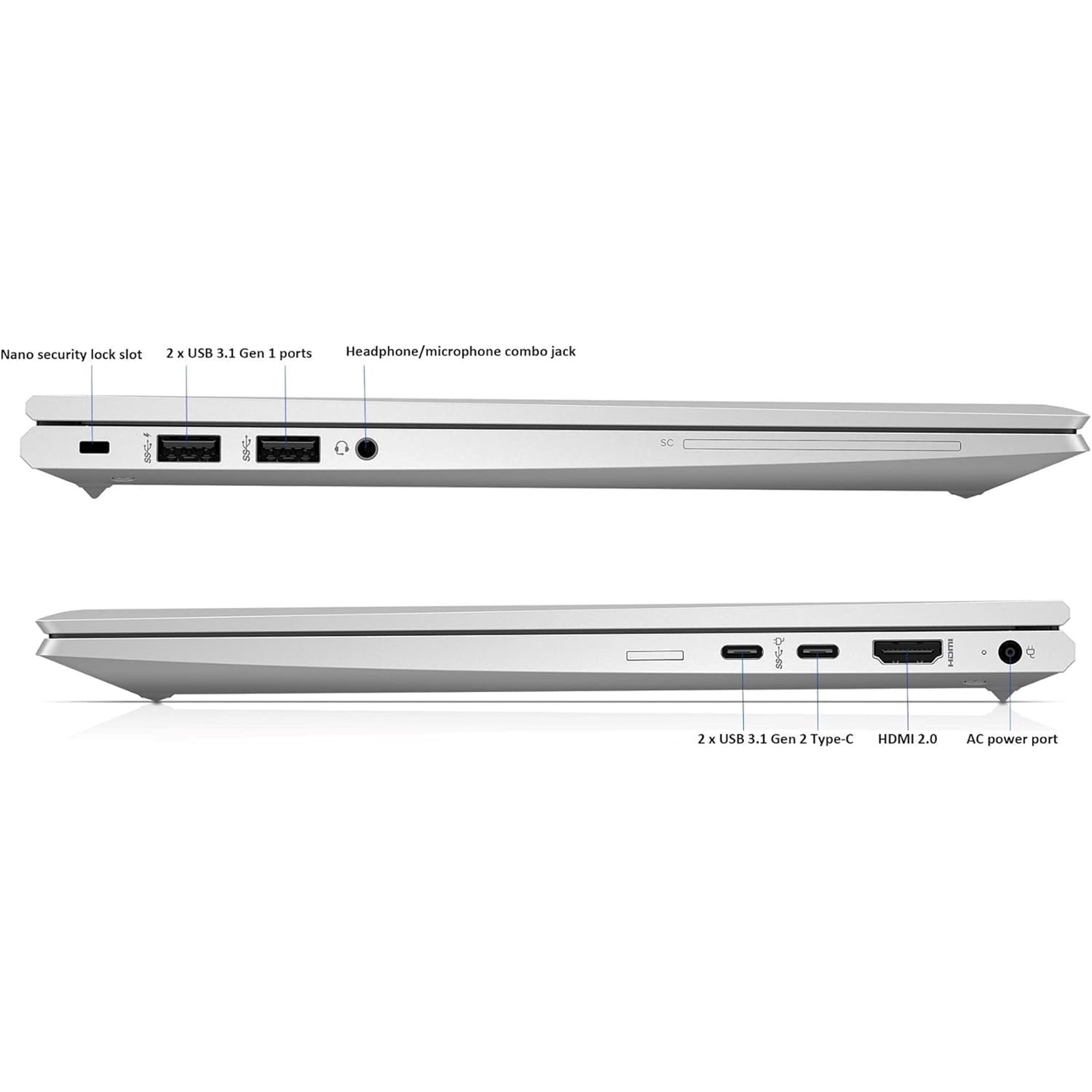 HP EliteBook 845 G7 14″ Ryzen 5 PRO 4650U 16GB 512GB SSD Win11 Pro FPR No Touch