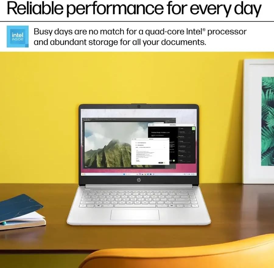 HP Student Business 14 in Laptop, Intel N150,UpTo 16GB RAM,384GB Storage+W11H