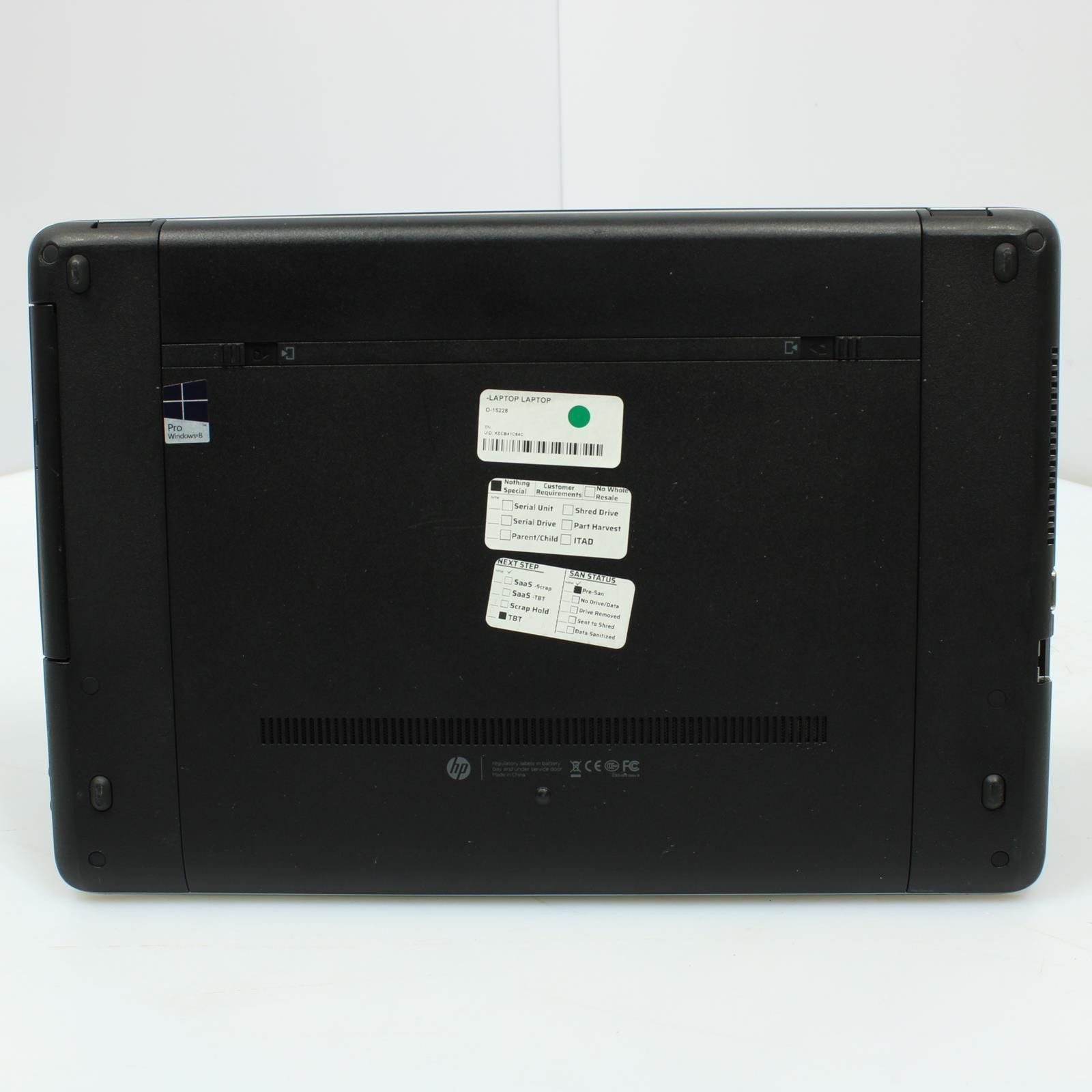 HP Probook 450 G1 Intel Core i3 4th Gen 8GB RAM No Drive/OS/Battery Laptop