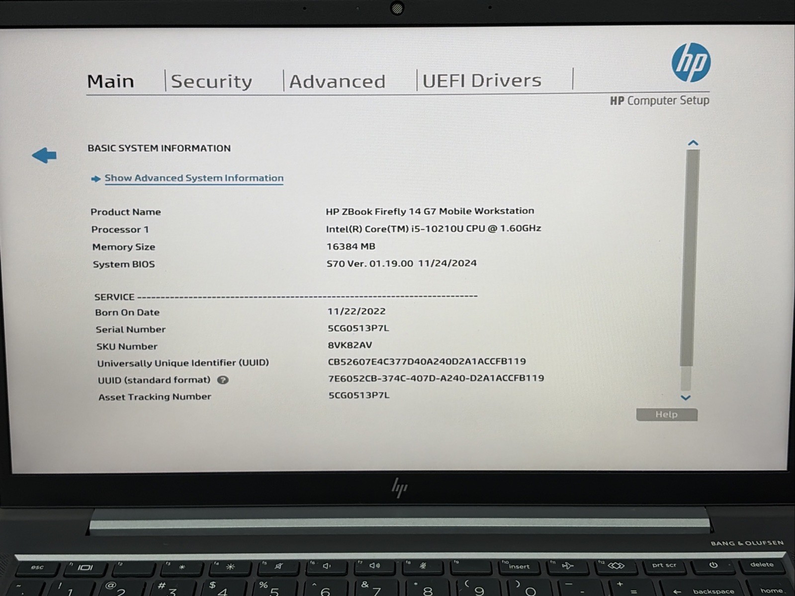 HP ZBook Firefly 14 G7 14″ FHD i5-10210u 16GB RAM 256GB SSD No OS