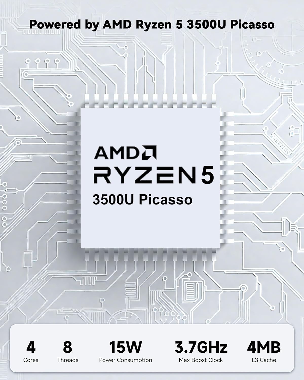 NIMO 15.6» IPS FHD Laptop, 16GB RAM 1TB SSD AMD Ryzen 5(Up to 3.7GHz) Computer