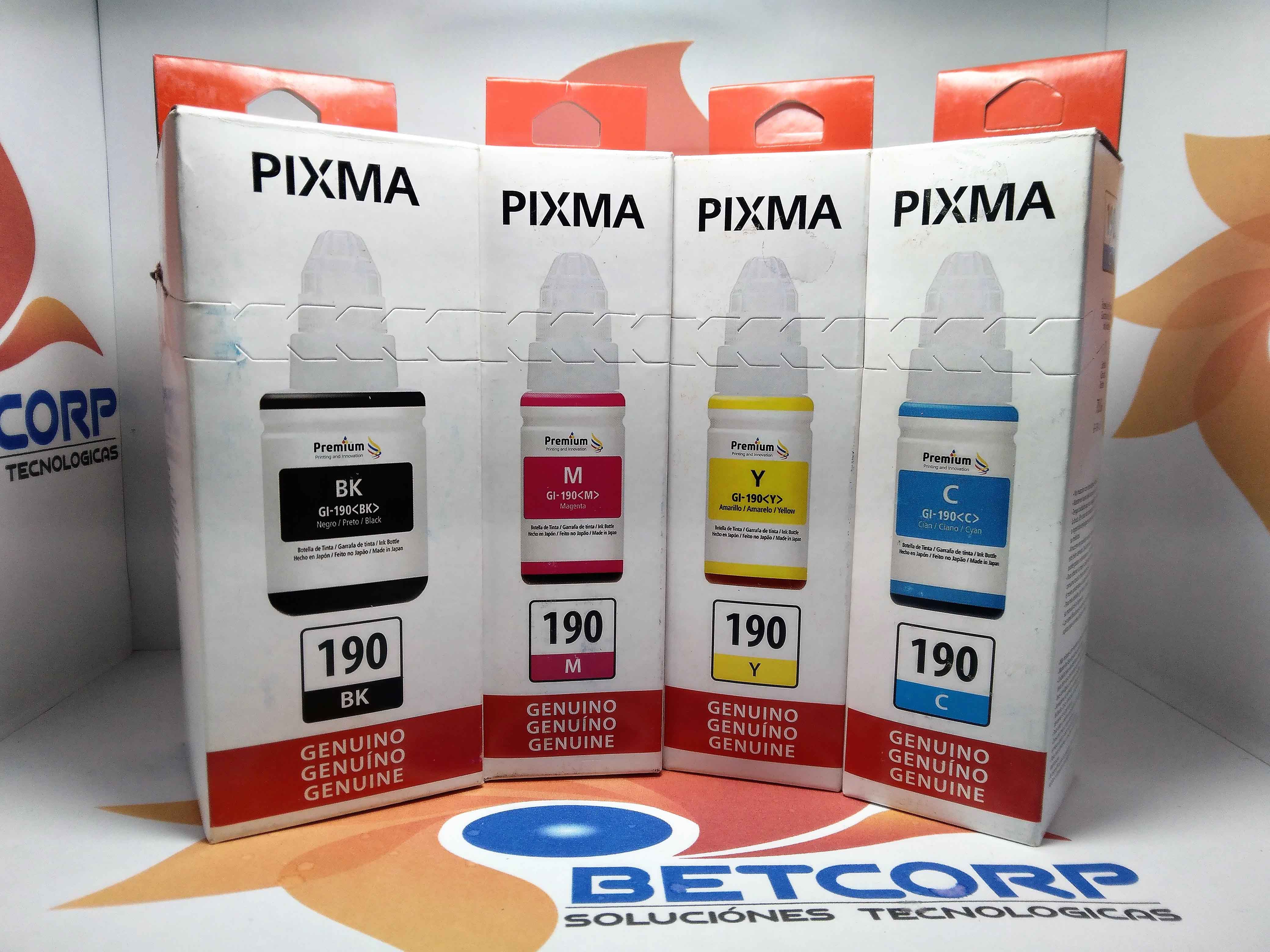 Kit de tintas Canon Pixma 190