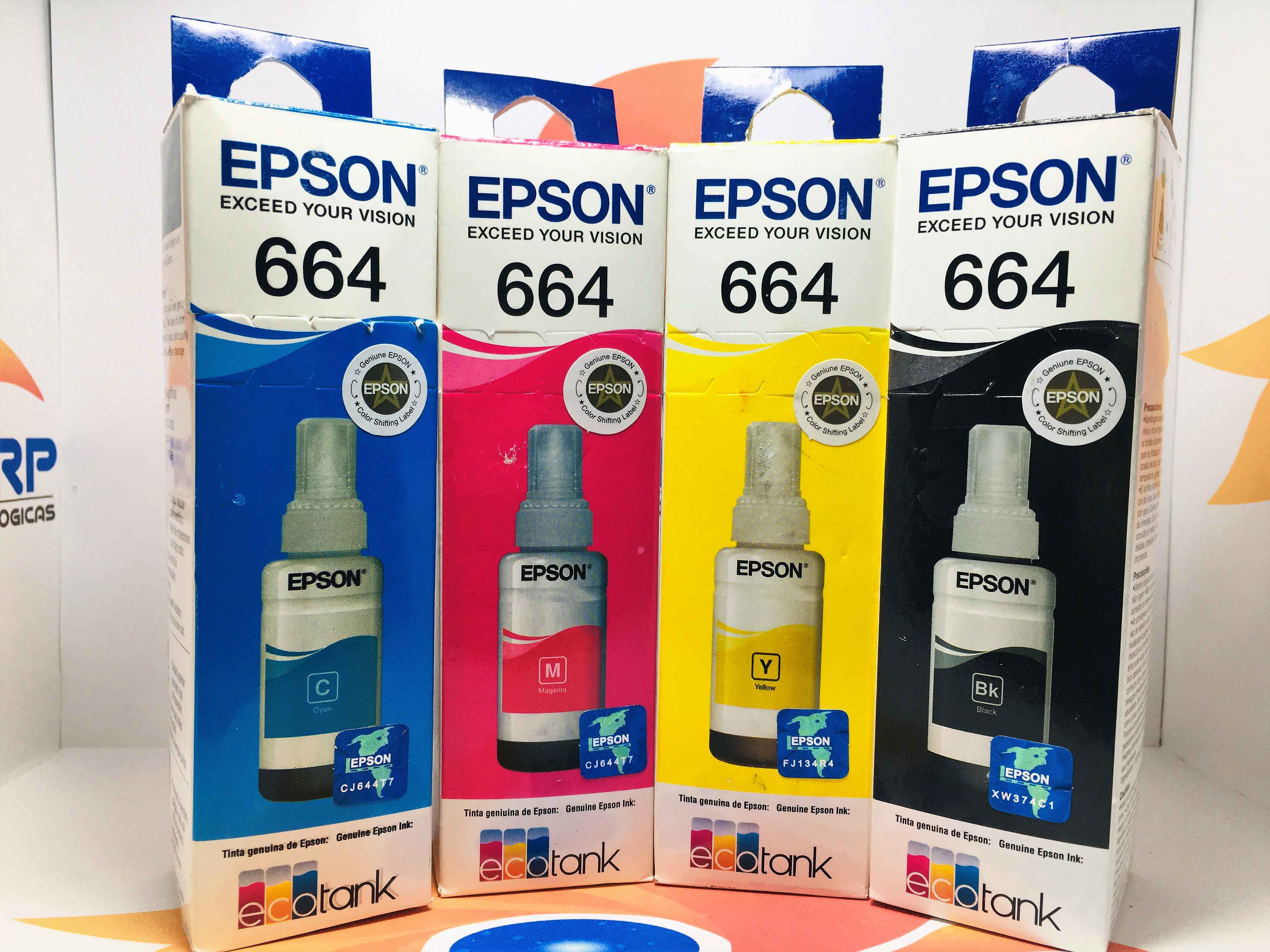 Kit de Tinta Epson Original 664