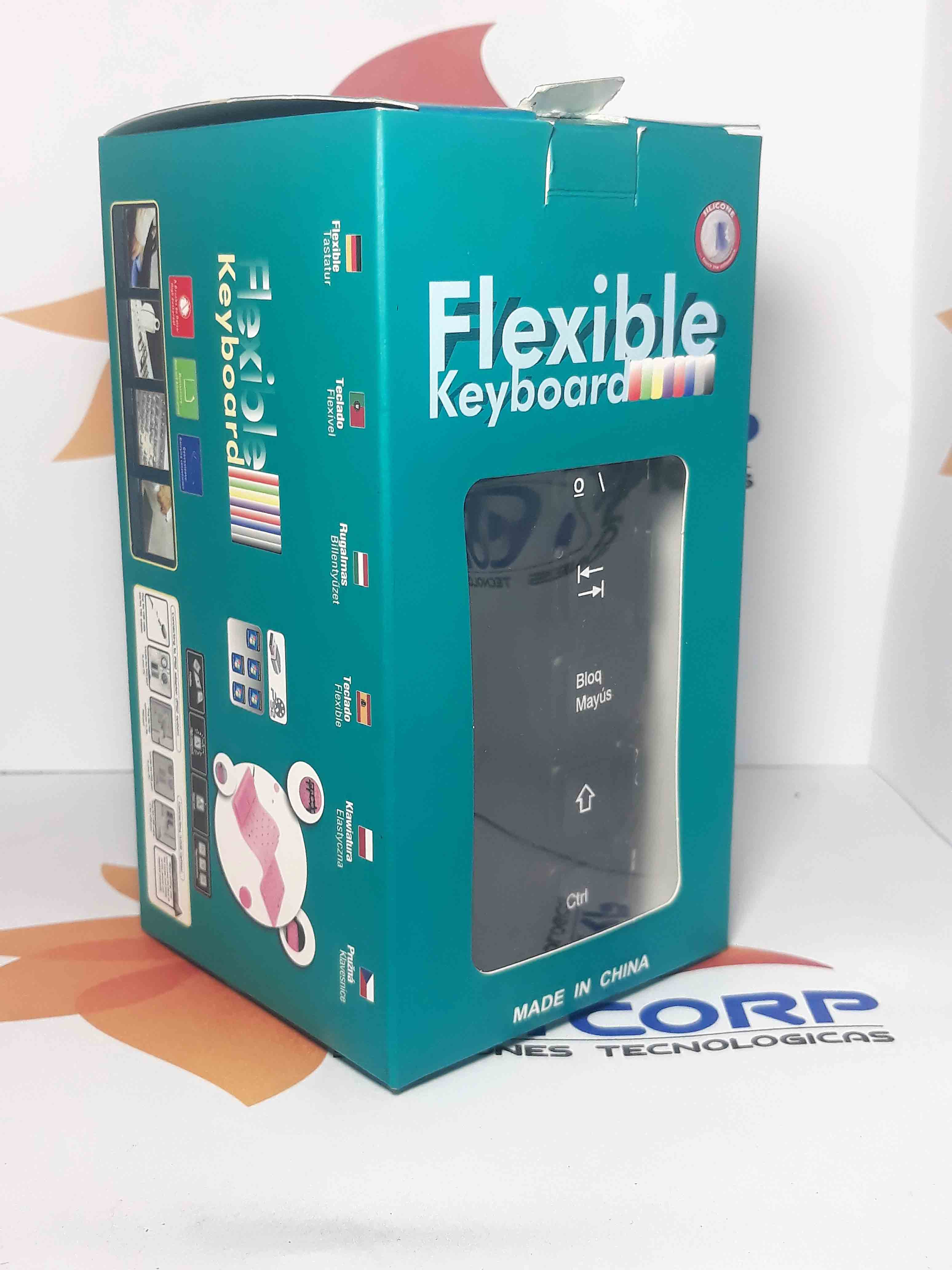 Teclado USB Silicona Flexible AE-KBRO2